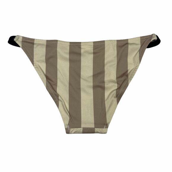 Solid & Striped The Morgan Bikini Bottom Nude Tan Strip Size XS - Picture 3 of 7